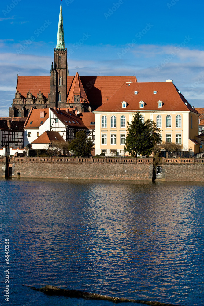 Obraz premium Monuments in Wroclaw, Poland