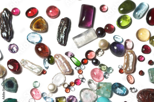 Semi-precious stones photo