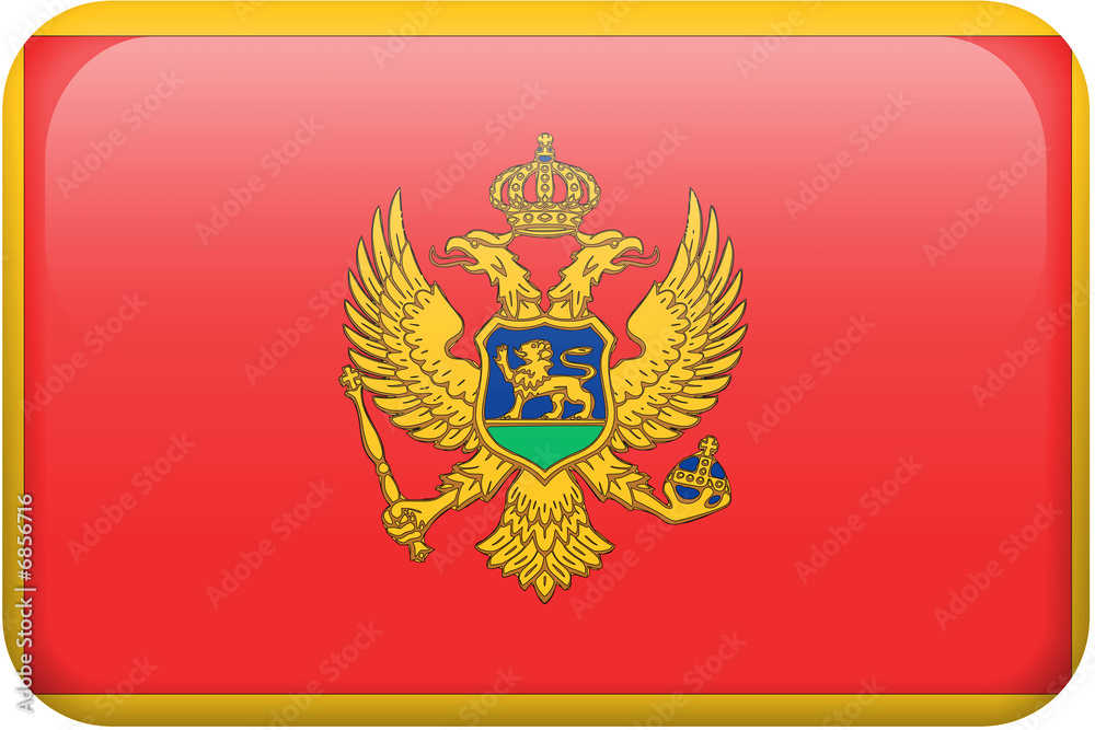 Montenegro Flag Button