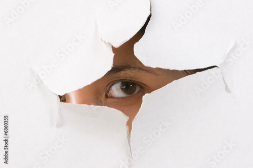 Looking through
