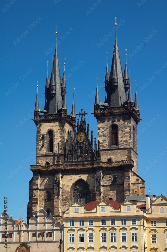 gothic cathedral in prague