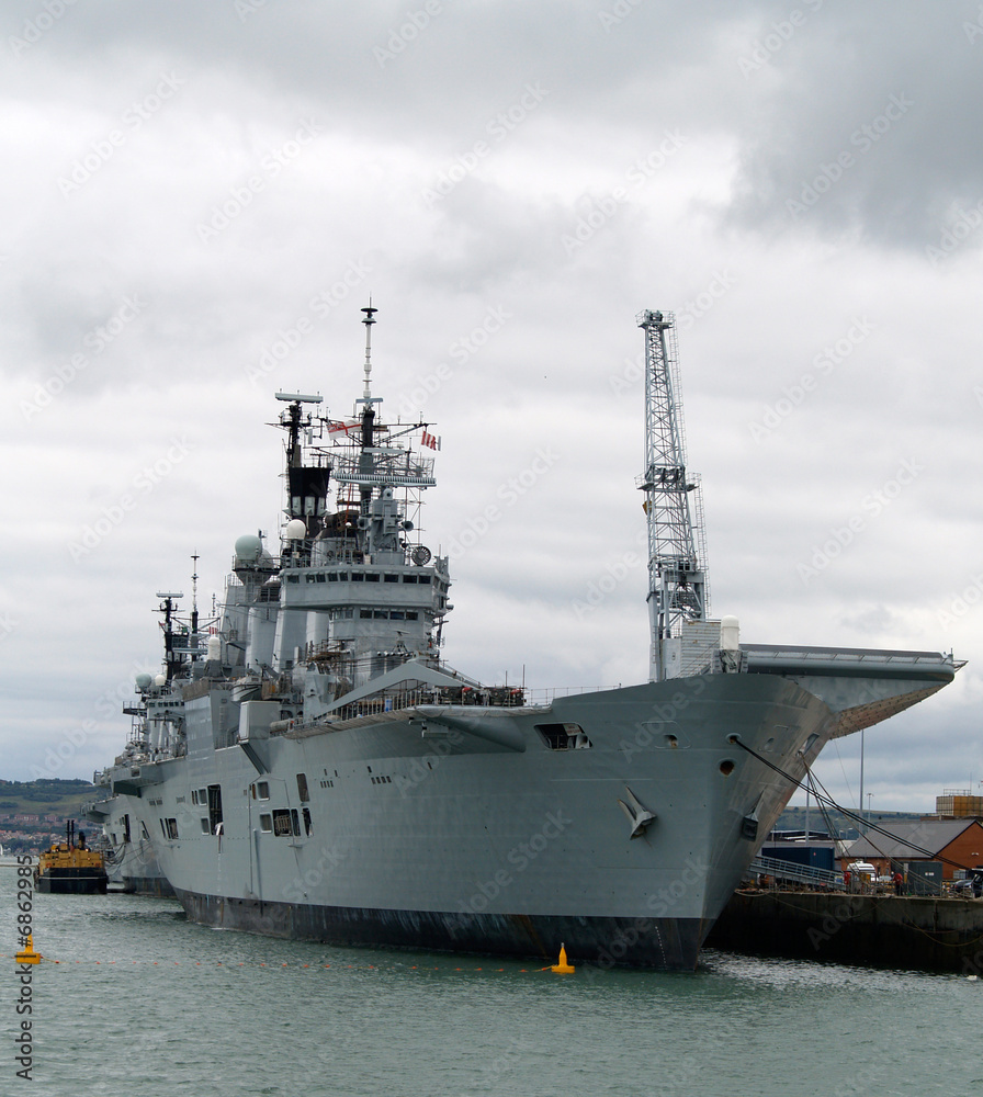 British Aircraft Carrier Naval Ship