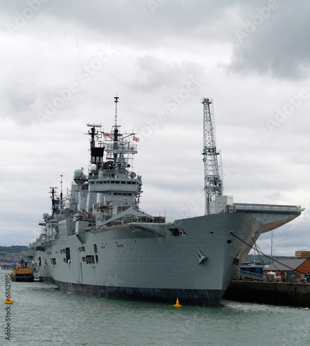 British Aircraft Carrier Naval Ship