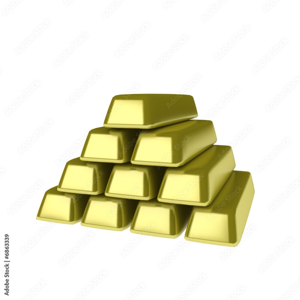 Gold Ingot Stack Gold Ingot Stack