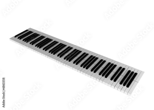 Mirrored Piano Keys