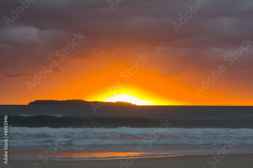 Sunrise on the beach