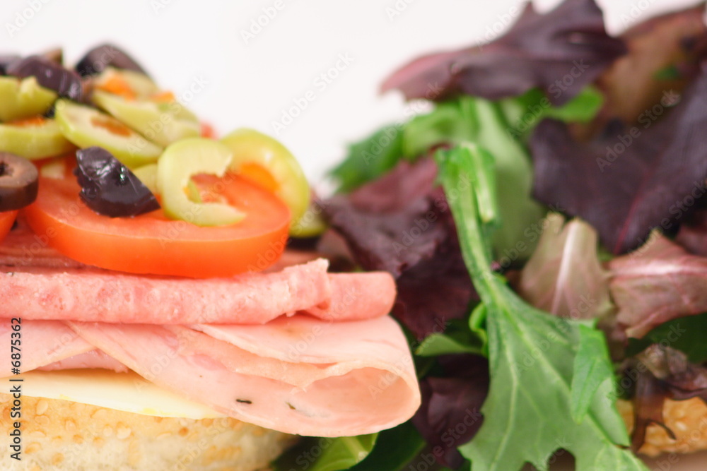 muffalletta deli and lettuce sandwich muffalletta deli and lettuce sandwich