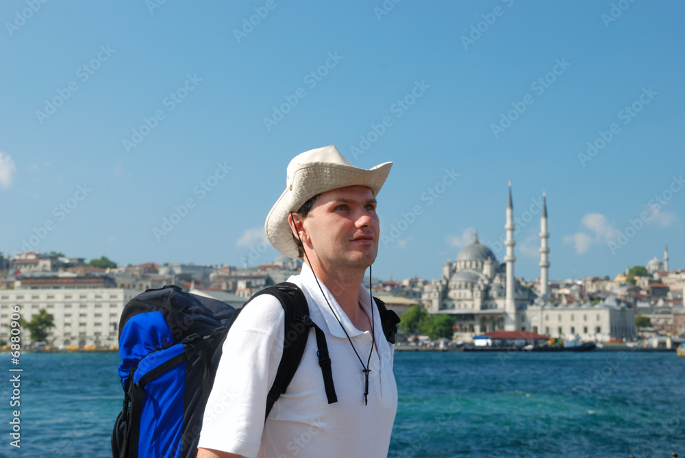 Tourist in Istanbul