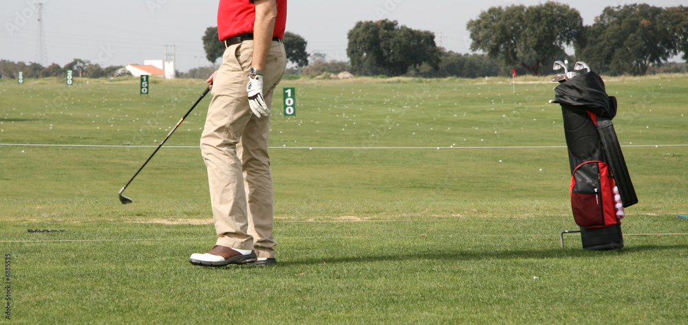 Obraz premium Jogador golf