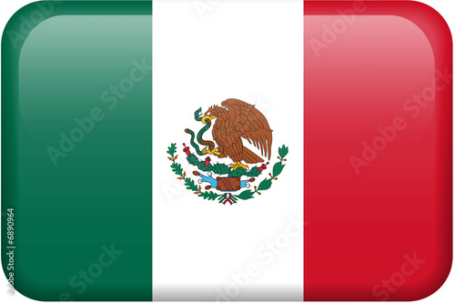 Mexico Flag Button