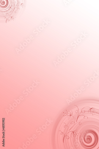Swirly Design with Pink Background