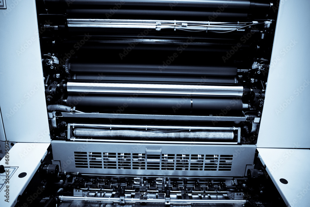 Fototapeta premium Print industry - Offset Printing Machine