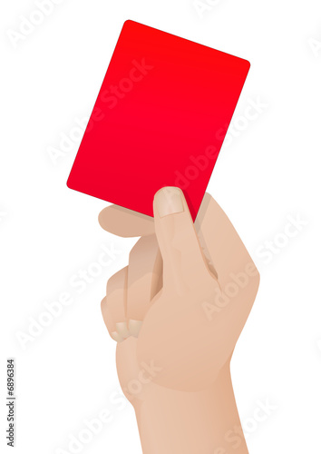 Carton rouge !! (détouré)