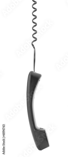 telephone receiver with cable