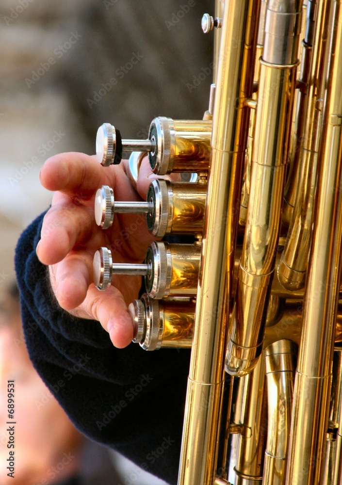 Obraz premium Mains et piston