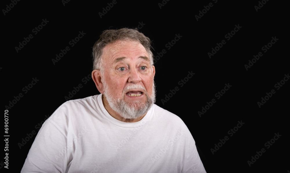 Obraz premium Old Man Perplexed