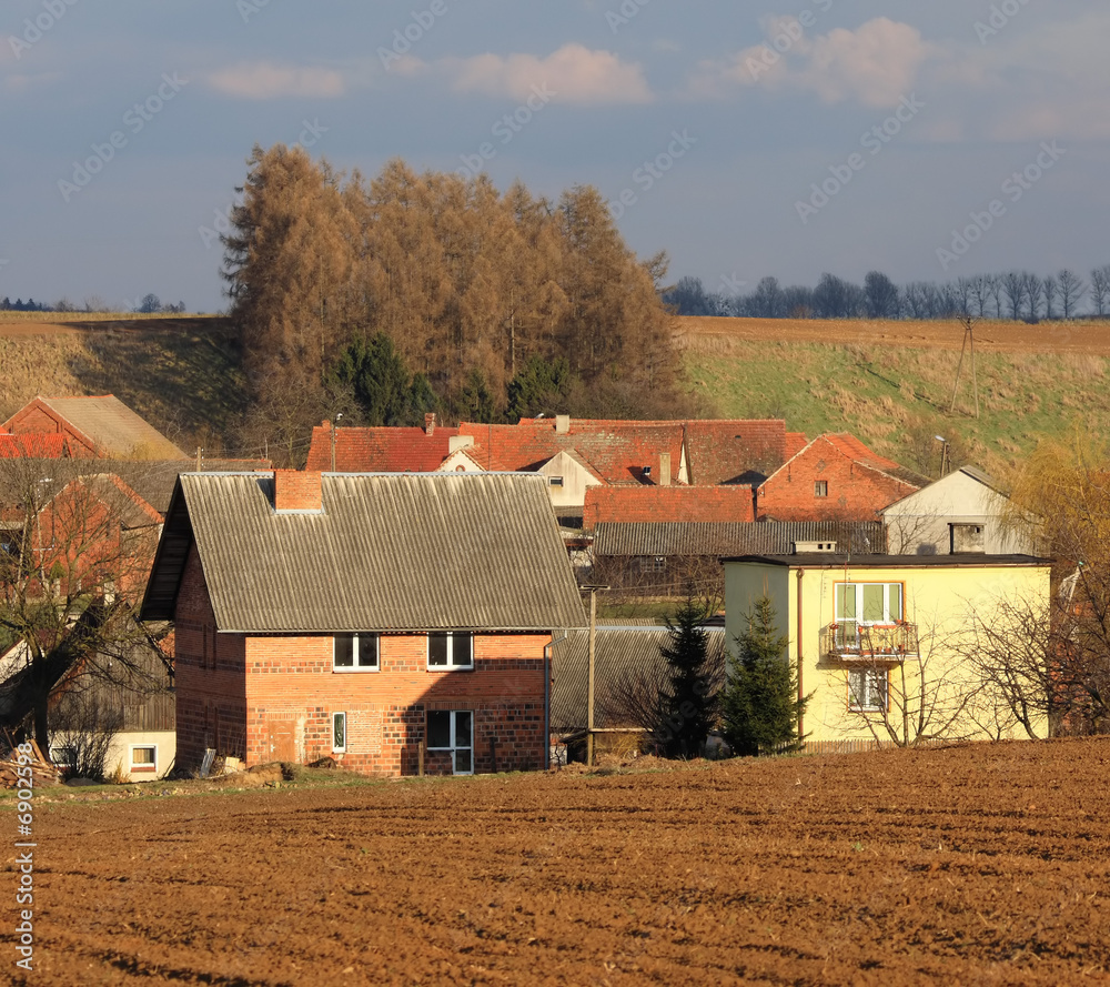 Fototapeta premium Polish village