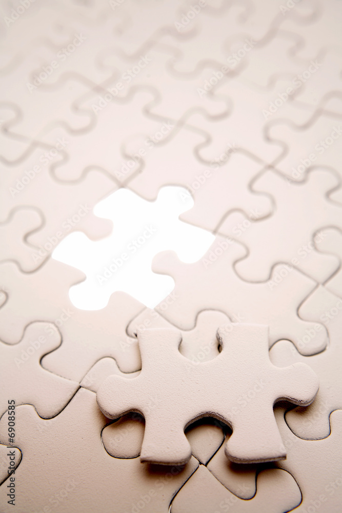 Missing piece of puzzle Missing piece of puzzle