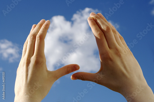 Wolke festhalten, photo