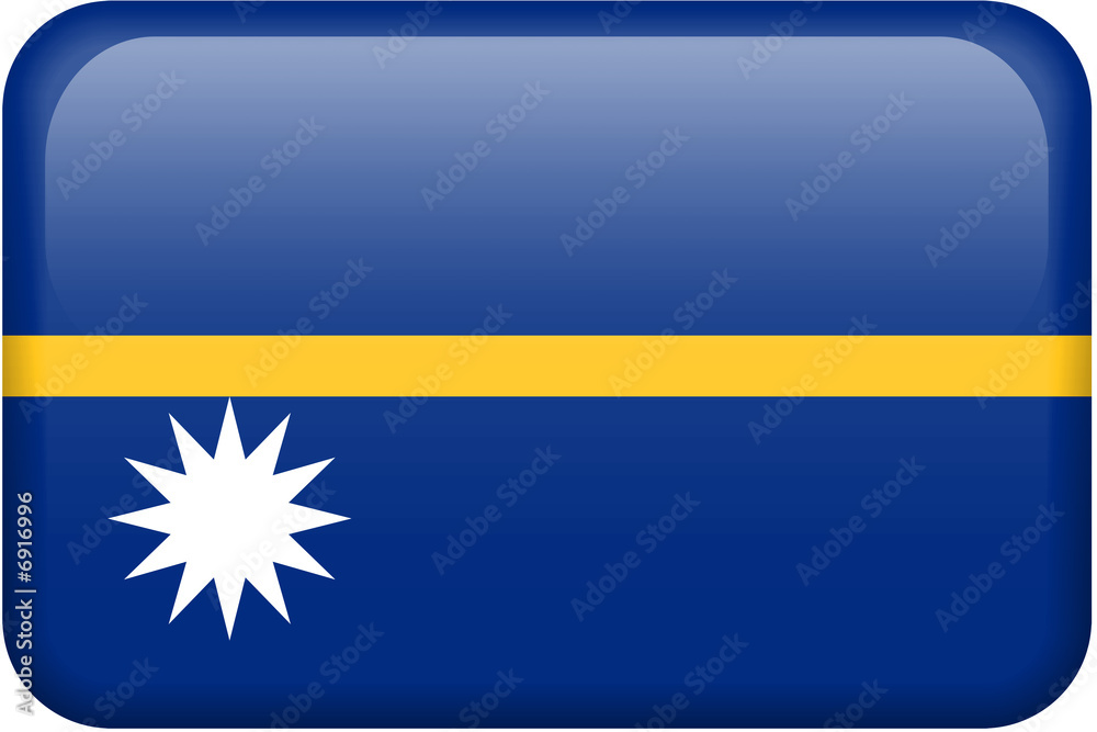 Nauru Flag Button Nauru Flag Button