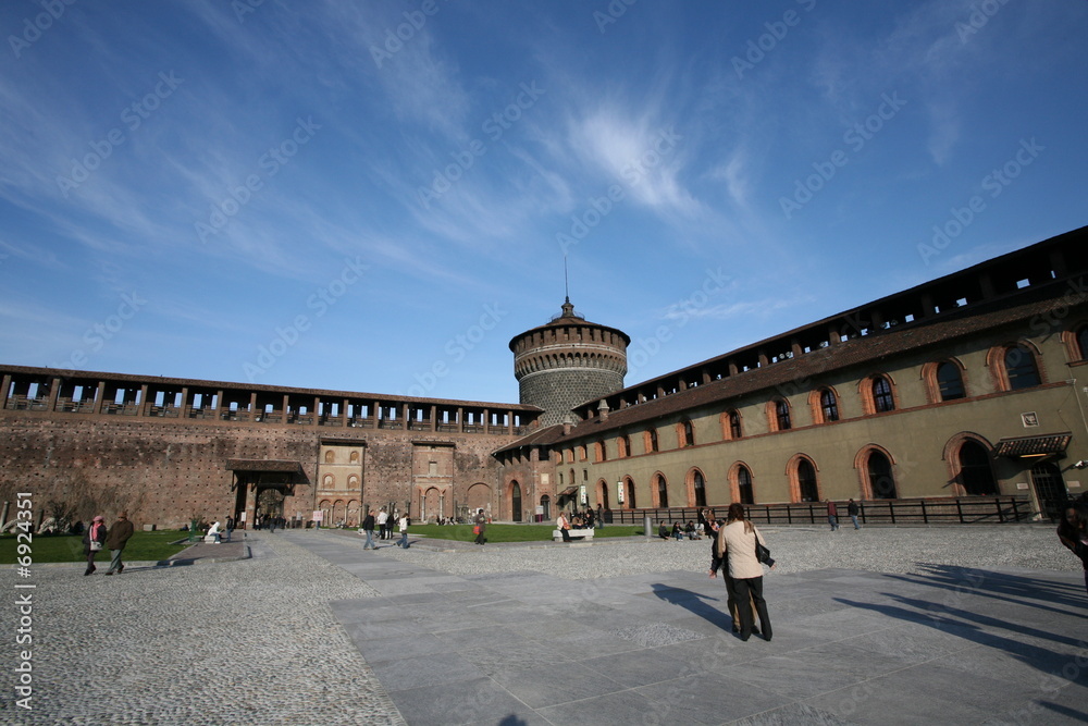 Castle Sforzesco in Milan