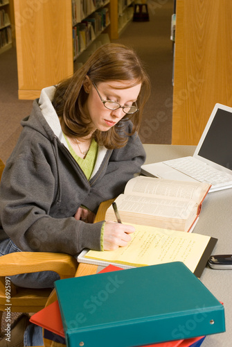 studying