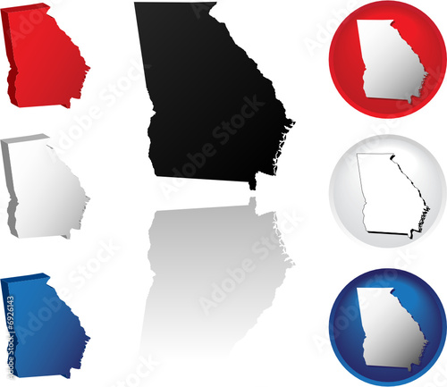 State of Georgia Icons