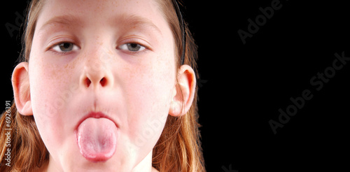 Girl Sticking Out Tongue