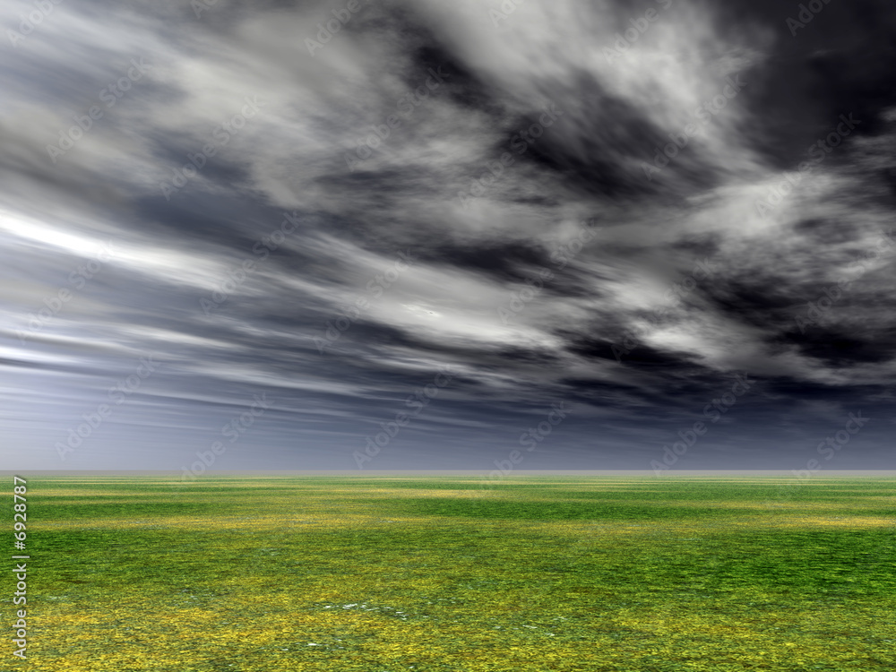 Thunderstorm clouds