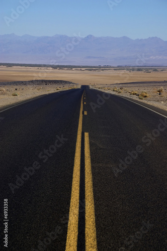 Fotografie, Obraz Road crossing Death Valley