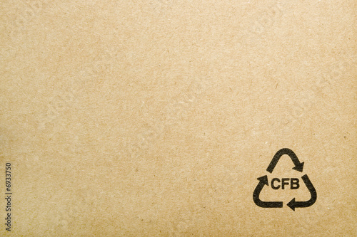 The "CFB" sign on pasteboard pack
