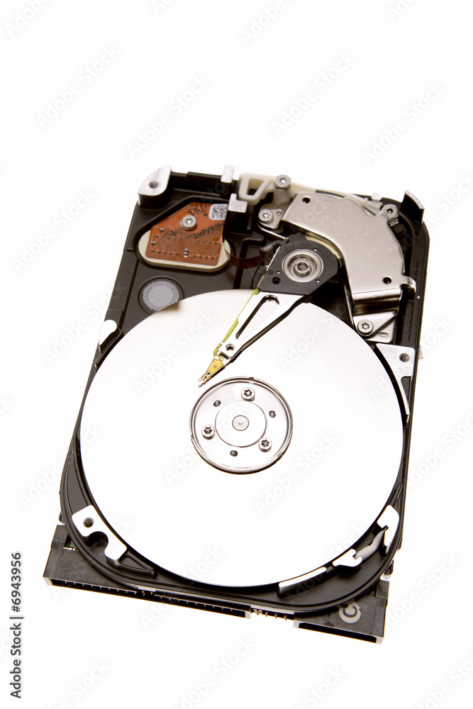 Computer hard-drive isolated on white background Computer hard-drive isolated on white background