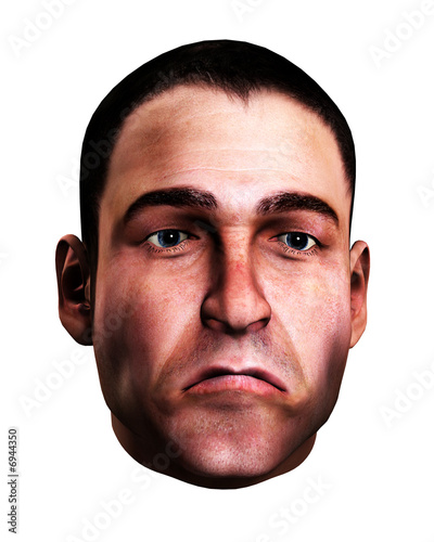 Tableau sur toile Very Sad Man