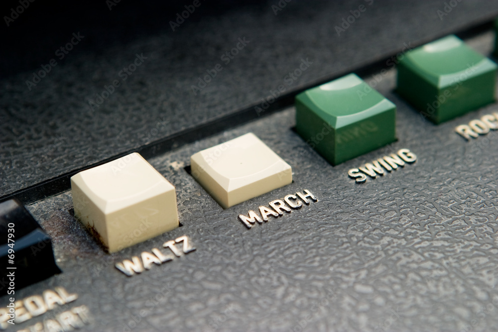 March Organ Beat Button March Organ Beat Button