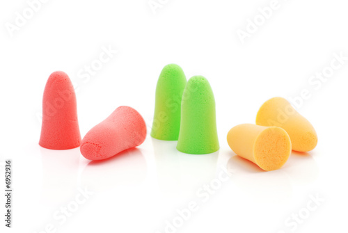 Multicolored earplugs