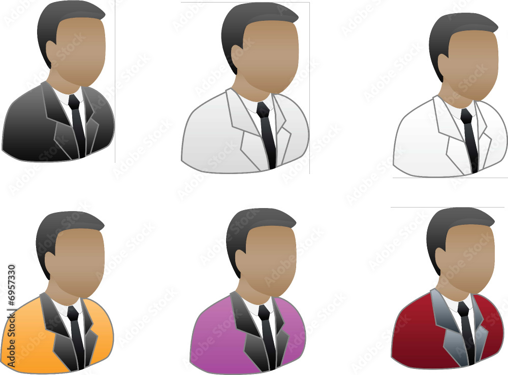 Business man icon vector
