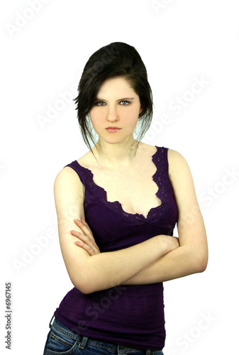 Teenage Girl with Atitude