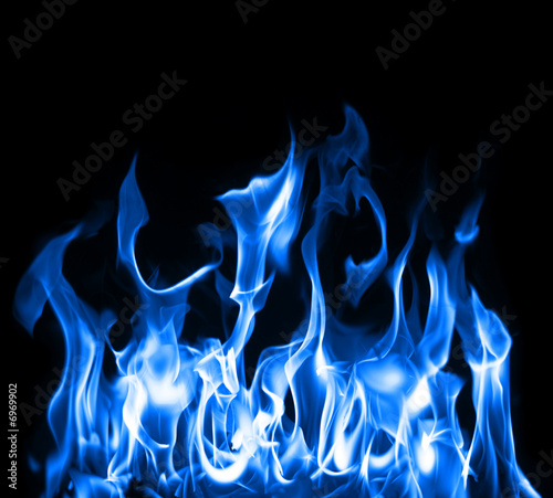 Blue flames © klikk
