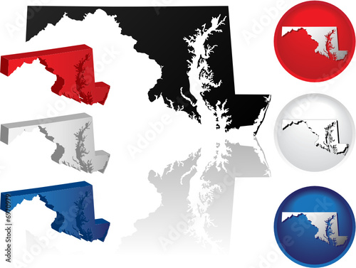 State of Maryland Icons