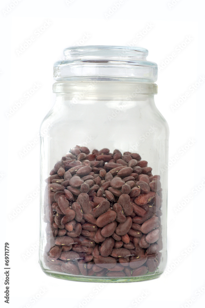 Jar of haricot Jar of haricot
