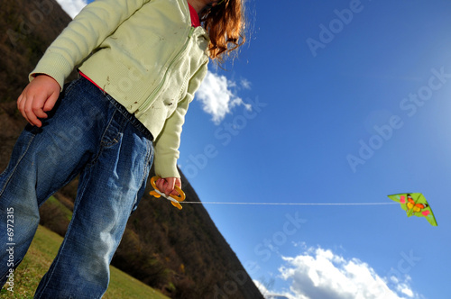 girl and kite