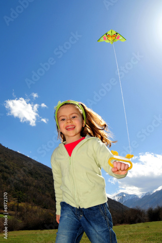 girl and kite