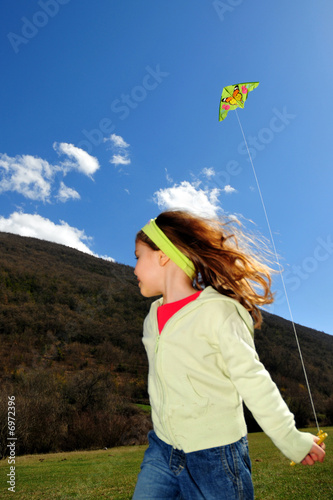 girl and kite