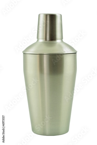 Isolated cocktail shaker on white background