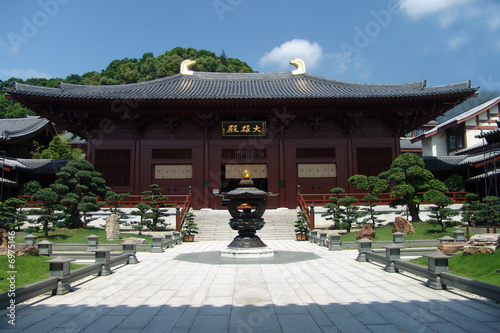 The Main Hall (Daxiong dian) of Chi Lin Nunnery, Hong Kong