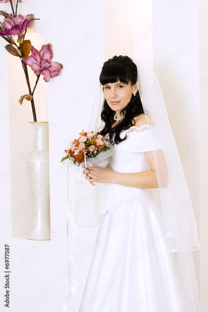 beautiful young bride