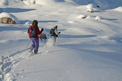 Course en raquettes
