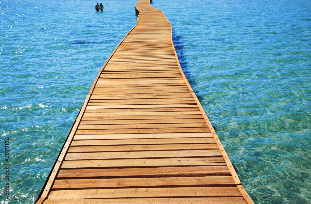 Fototapeta premium Pier on the beach