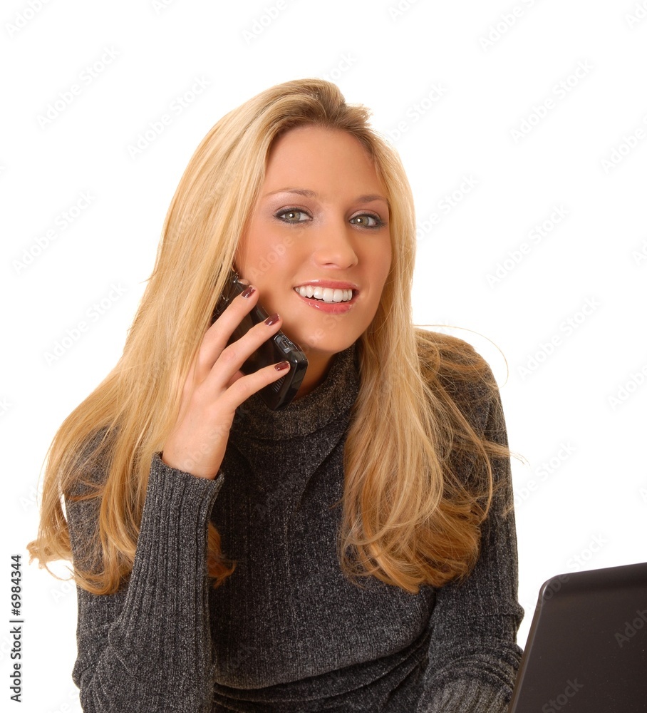 Lovely Blond Businesswoman