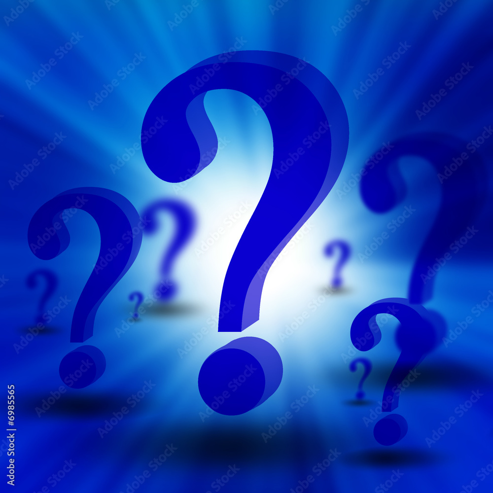 3d question marks 3d question marks